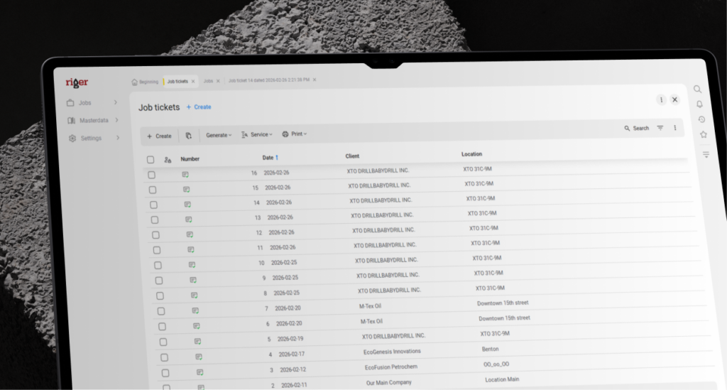 Ron Raz Riger Oilfield Job Tracking & Field Ticket Software Solutions | RigER PRO